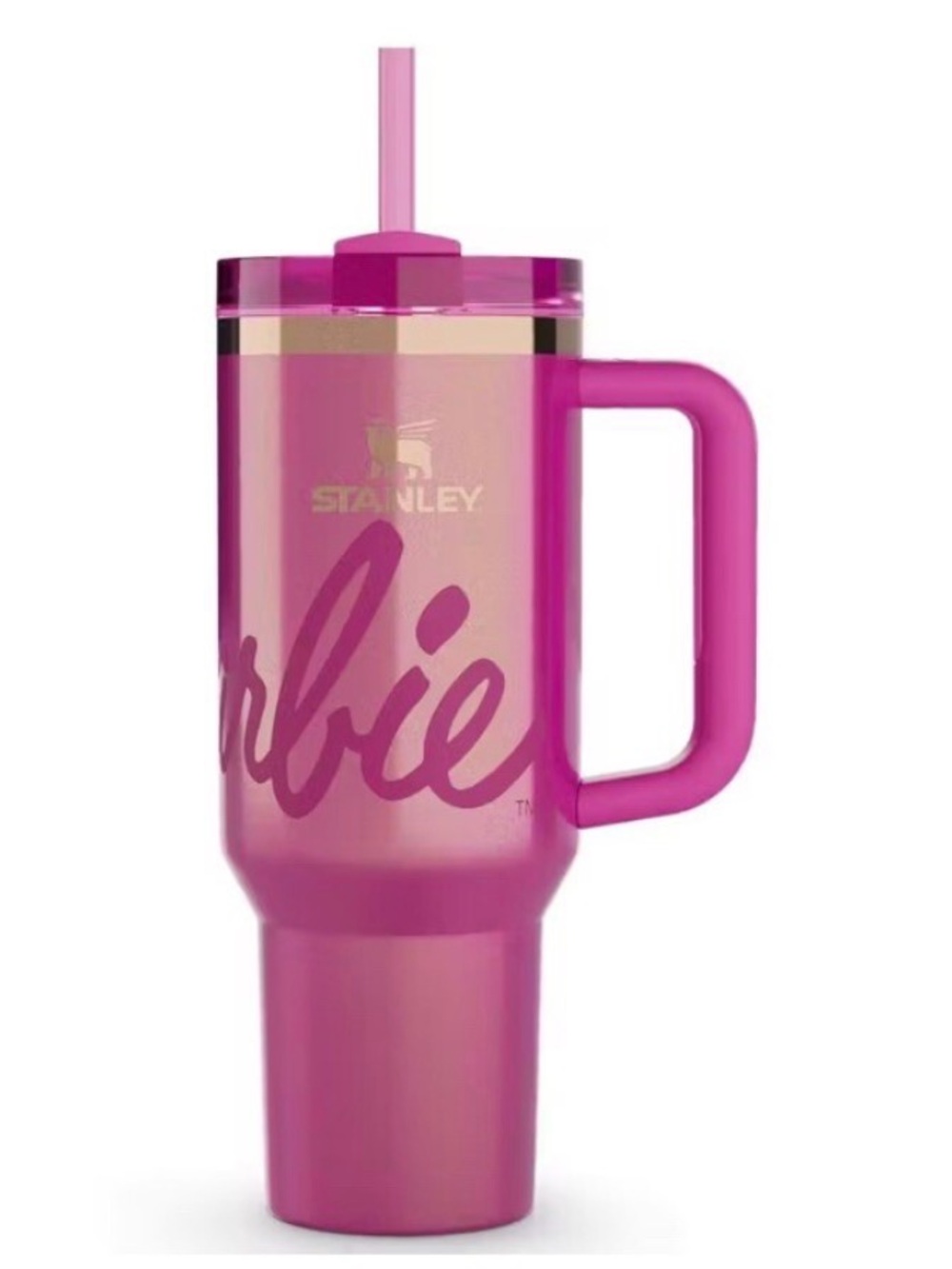 NWOB Stanley x Barbie collaboration tumbler from the H2.0 FlowState™ collection.